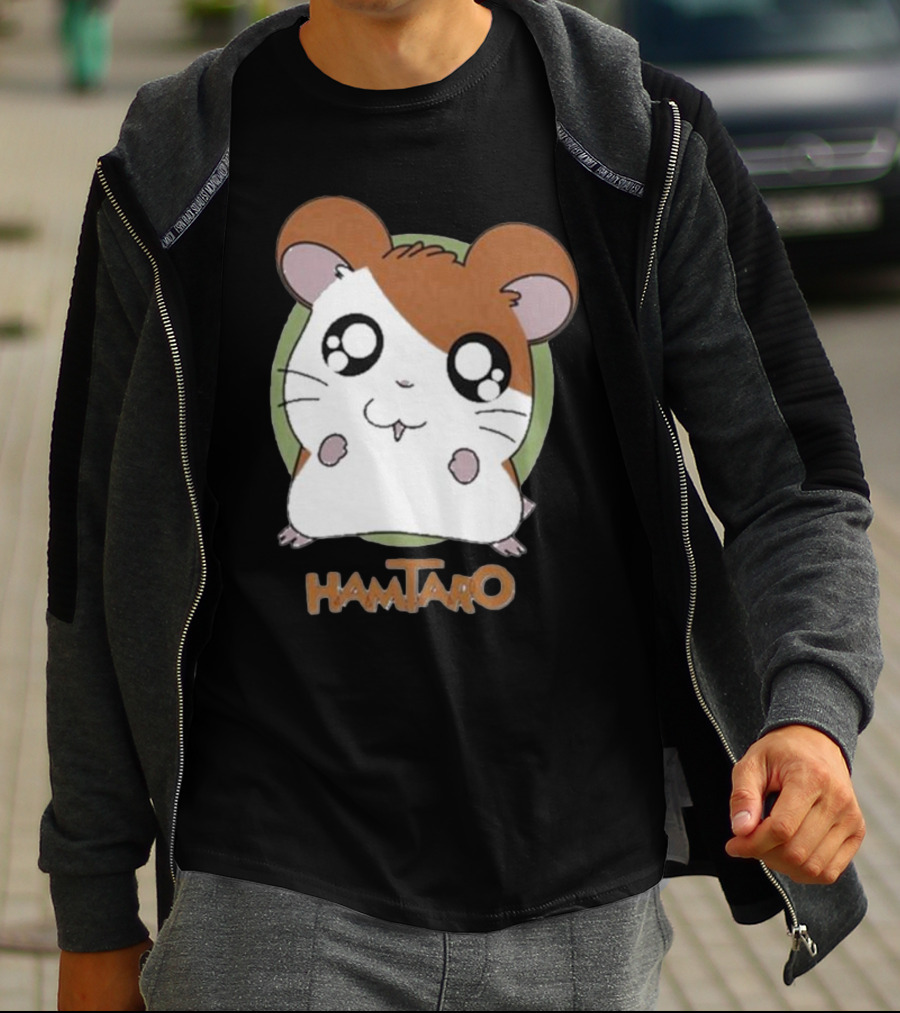Mamono World Hamtaro Goataro Cute Hamster Friend T-Shirt
