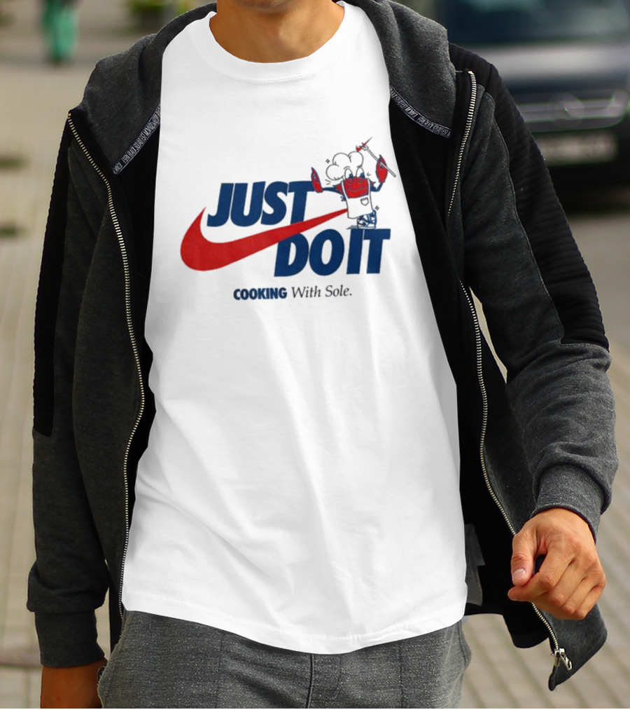 JUST DO IT Cooking With Sole Chef Swoosh T-Shirt