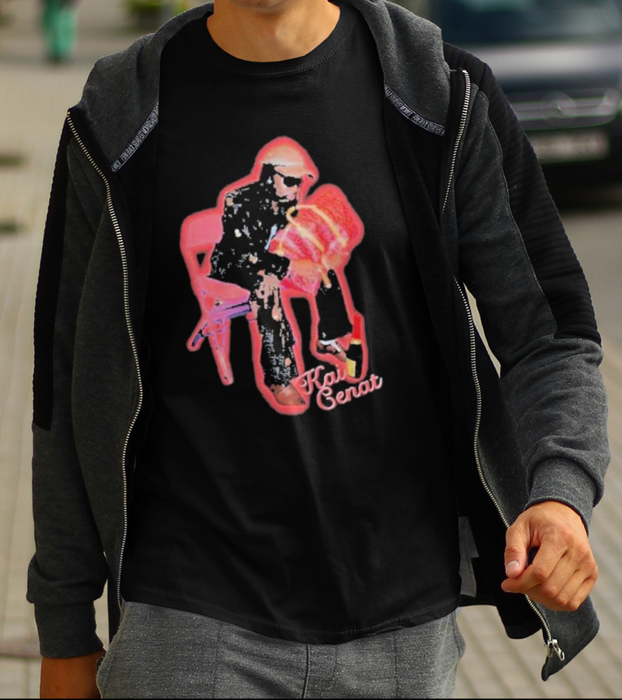 Kai Cenat Neon Style Artistic Pose T-Shirt