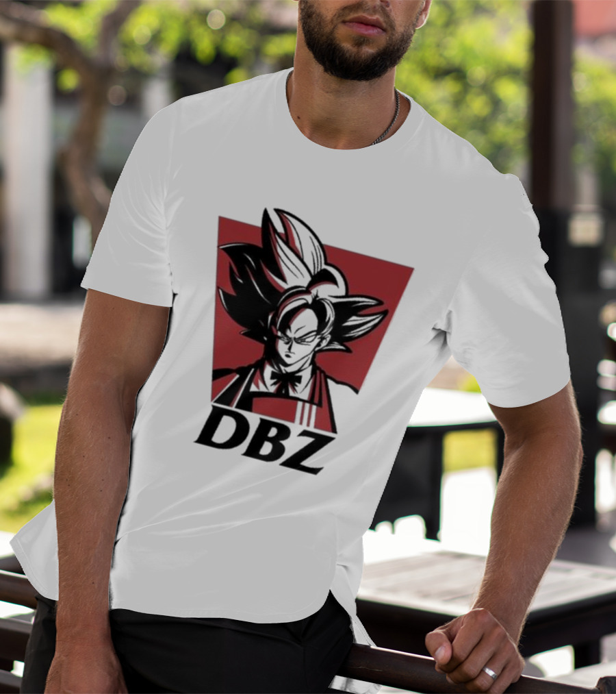 DBZ Kakarot Fried Chicken KFC Fusion T-Shirt