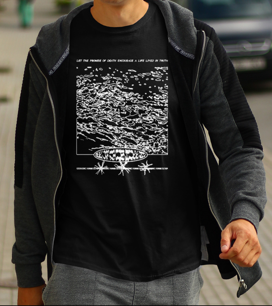 Let The Promise Of Death Encourage A Life Lived In Truth Mysterious Cosmic Landscape And Abstract T-Shirt