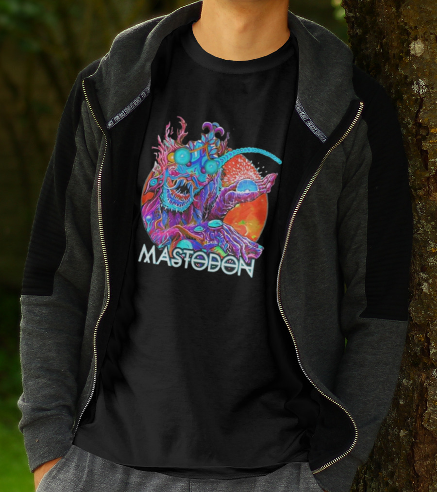 Mastodon Once More Round The Sun Colorful Creature T-Shirt