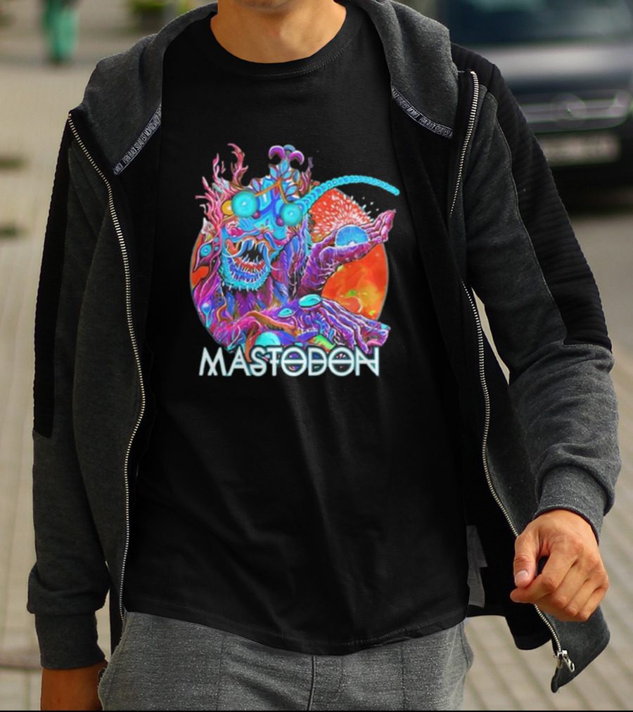 Mastodon Once More Round The Sun Colorful Creature T-Shirt