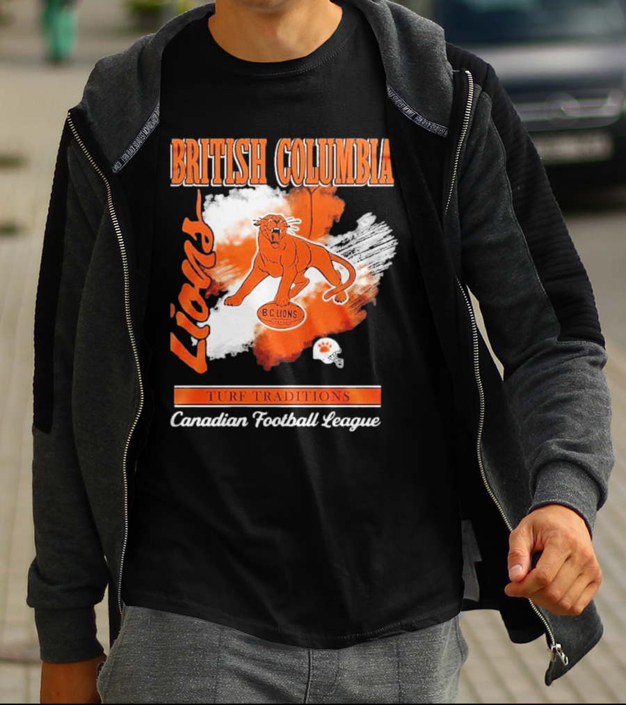 British Columbia Lions Turf Traditions Canadian Football League T-Shirt