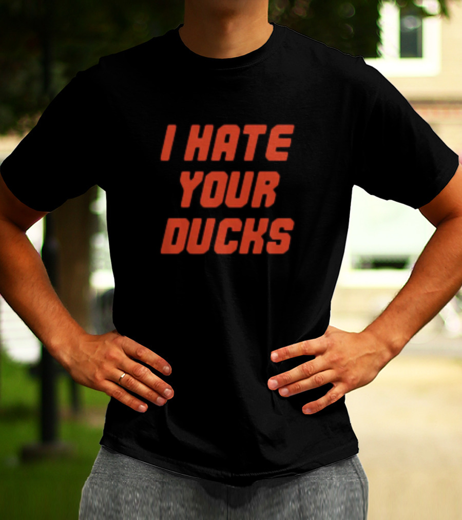 Beavers Troll I Hate Your Ducks T-Shirt