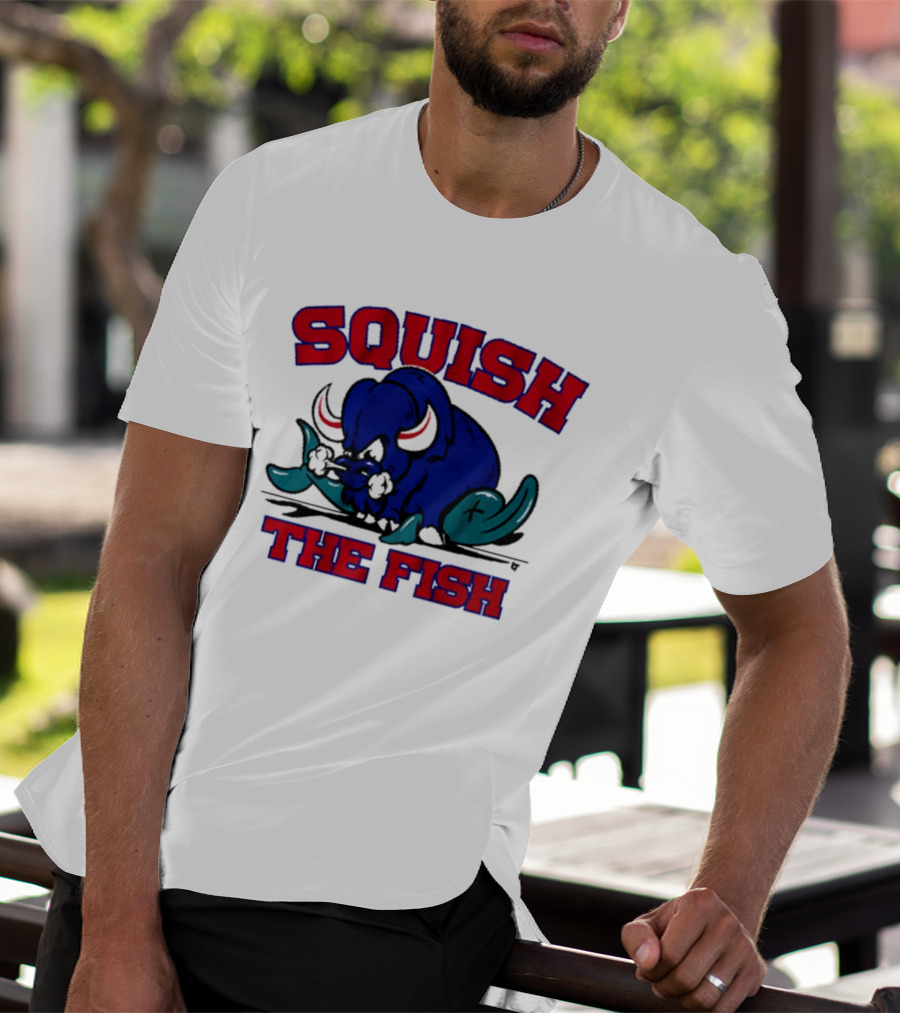 Buffalo Bills NFL Squish The Fish T-Shirt