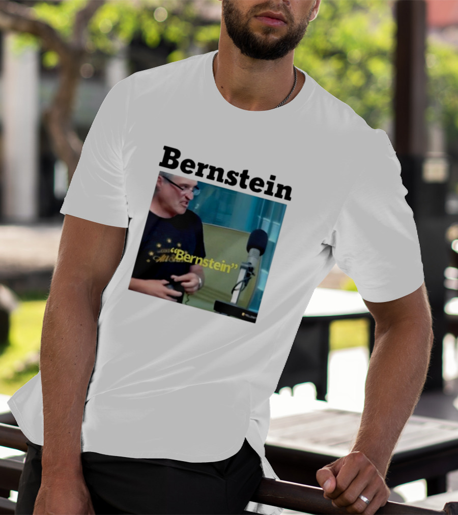 Bernstein Snarky Reply In Radio Studio Scene Featuring Microphone T-Shirt