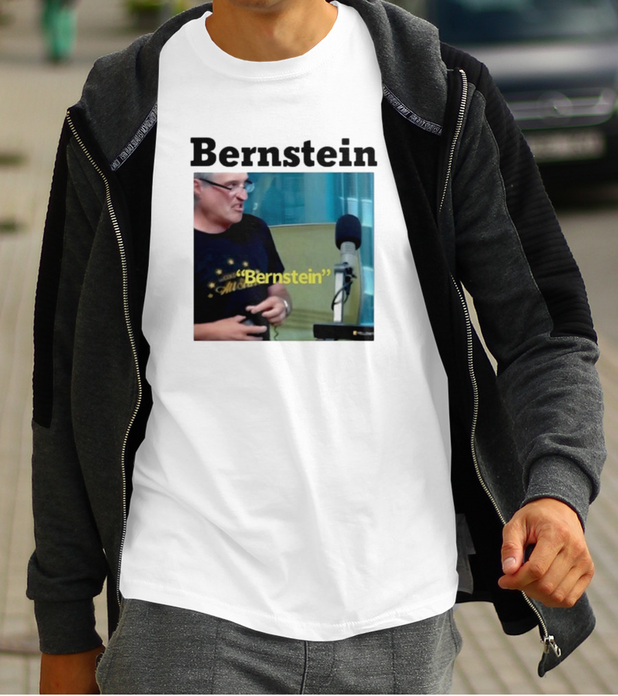 Bernstein Snarky Reply In Radio Studio Scene Featuring Microphone T-Shirt