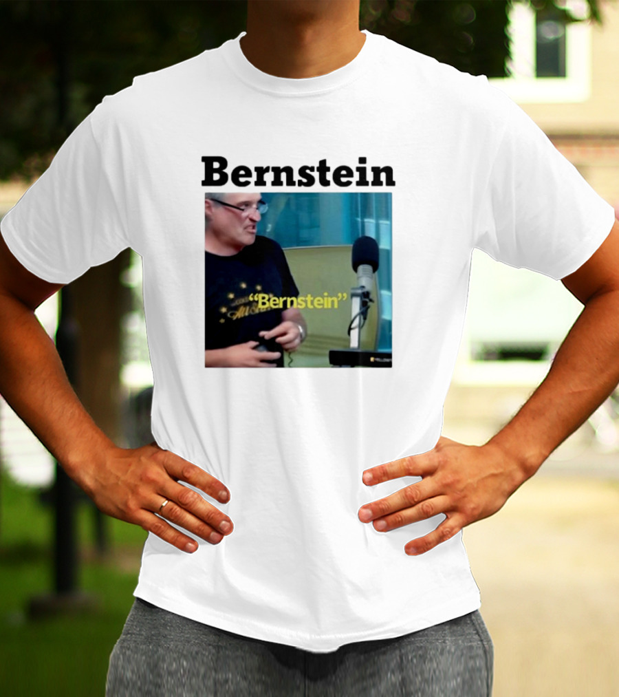 Bernstein Snarky Reply In Radio Studio Scene Featuring Microphone T-Shirt