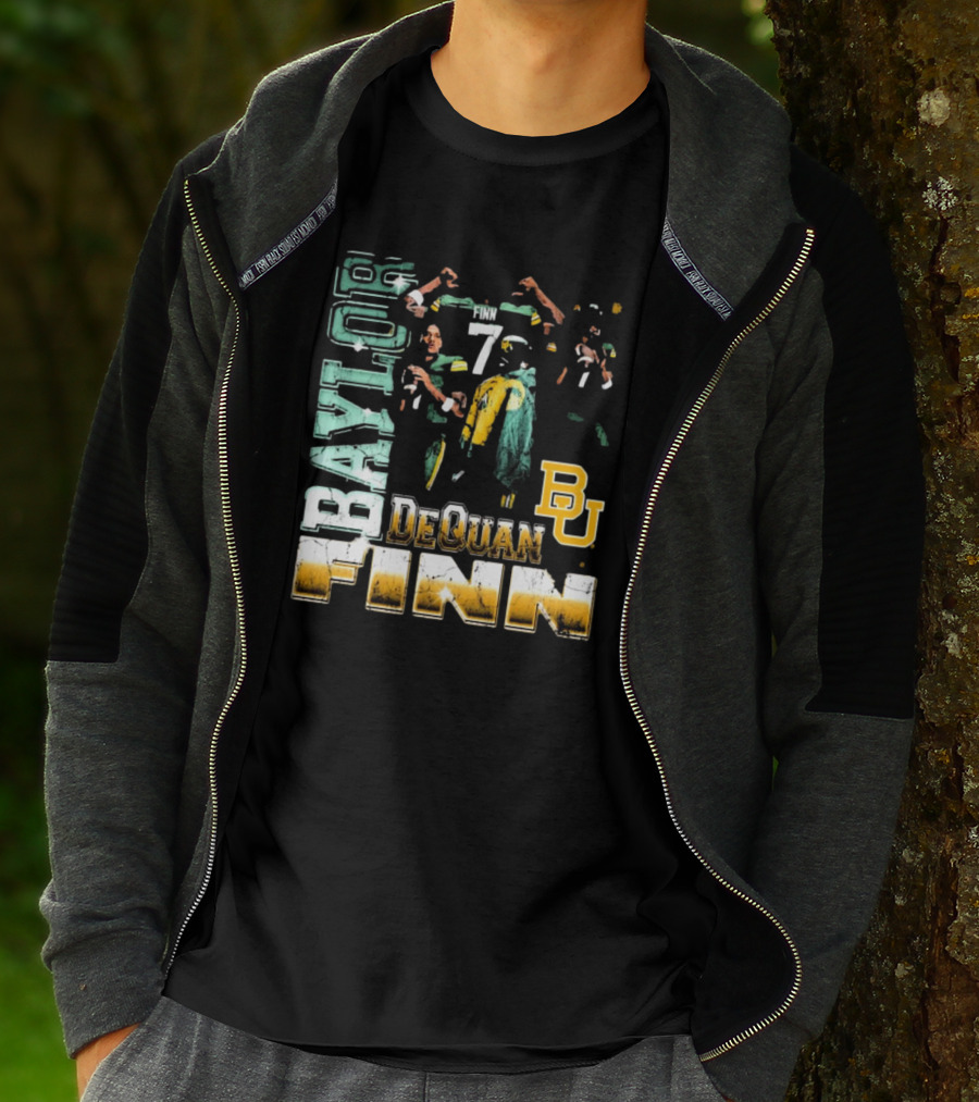 Baylor Bears Dequan Finn 7 BU T-Shirt