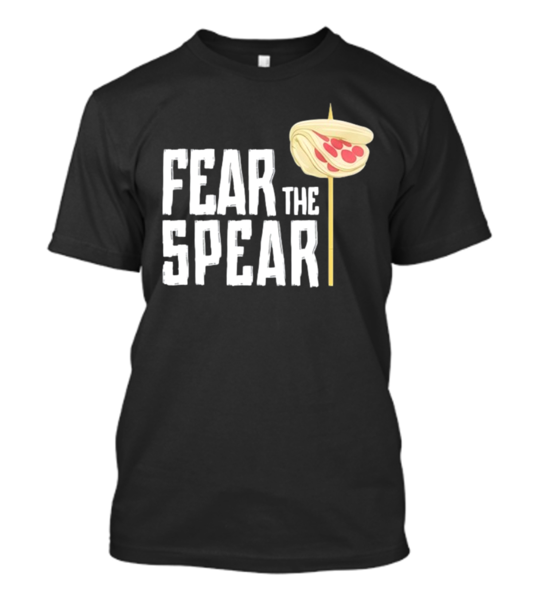 Detroit Tigers Fear The Spear Pizza T-Shirt