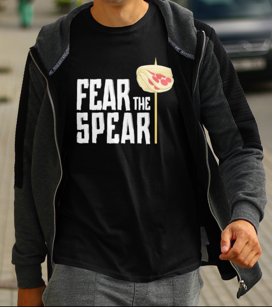Detroit Tigers Fear The Spear Pizza T-Shirt