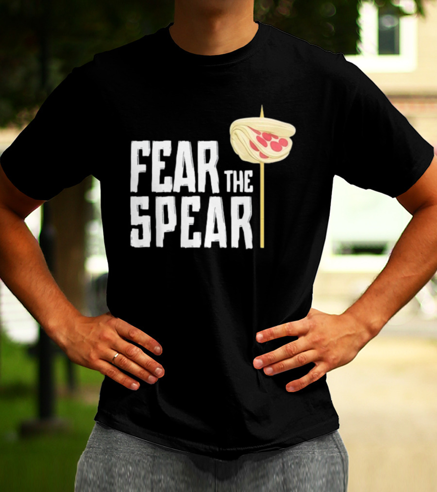 Detroit Tigers Fear The Spear Pizza T-Shirt