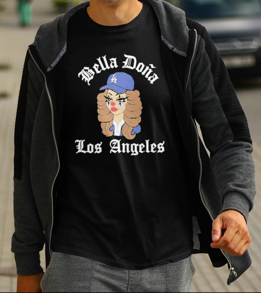 Bella Doña Los Angeles Dodgers Baseball T-Shirt