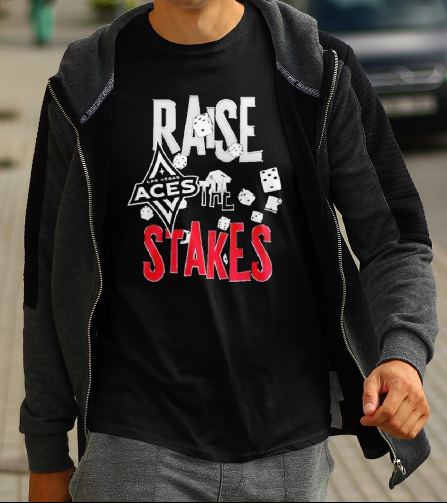 Las Vegas Aces Raise The Stakes Dice T-Shirt