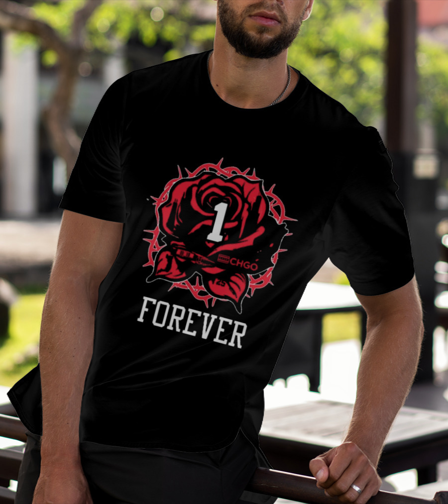 CHGO Chicago Bulls Rose 1 Forever T-Shirt