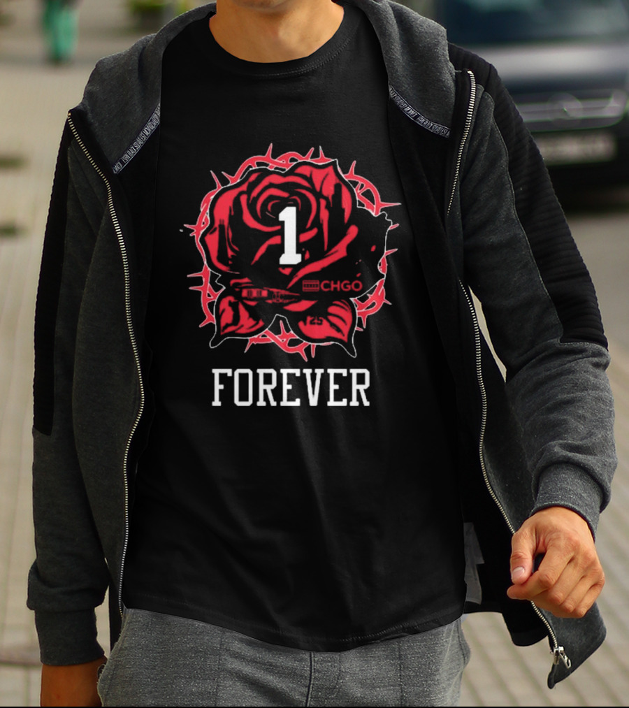 CHGO Chicago Bulls Rose 1 Forever T-Shirt
