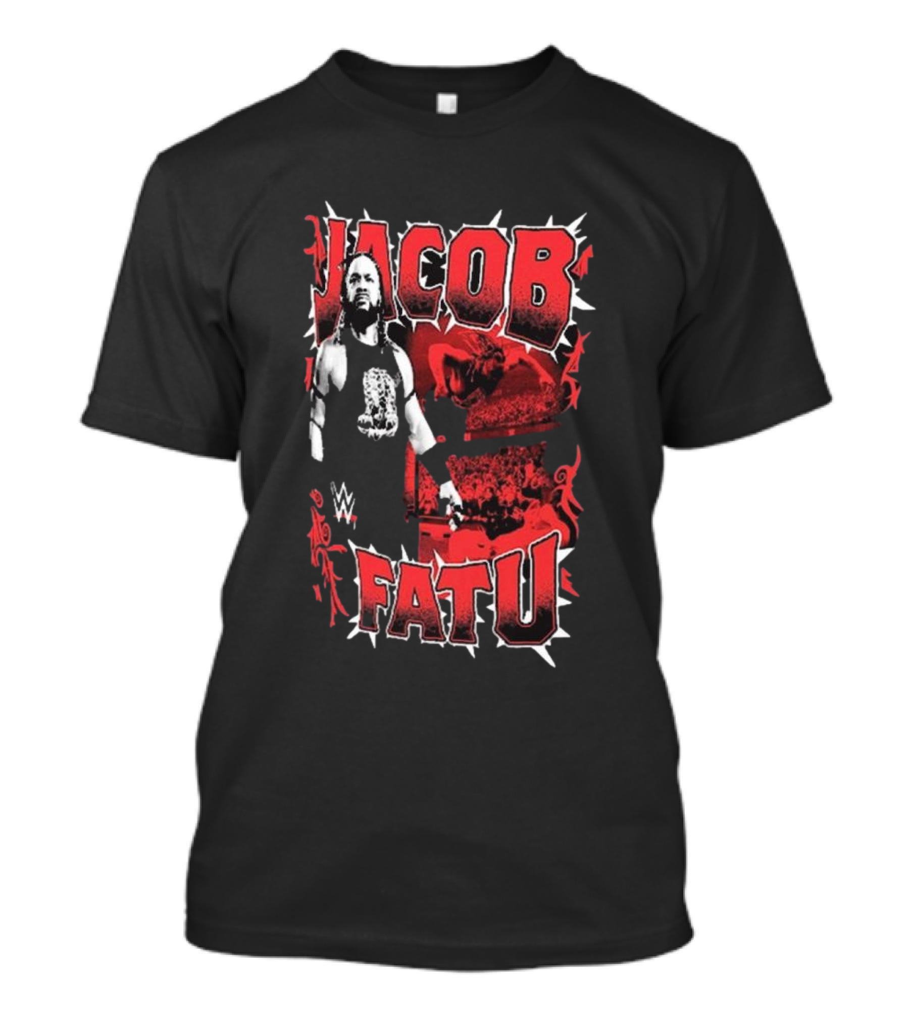 Jacob Fatu WWE Tribal Table Dive Action By Ripple Junction T-Shirt