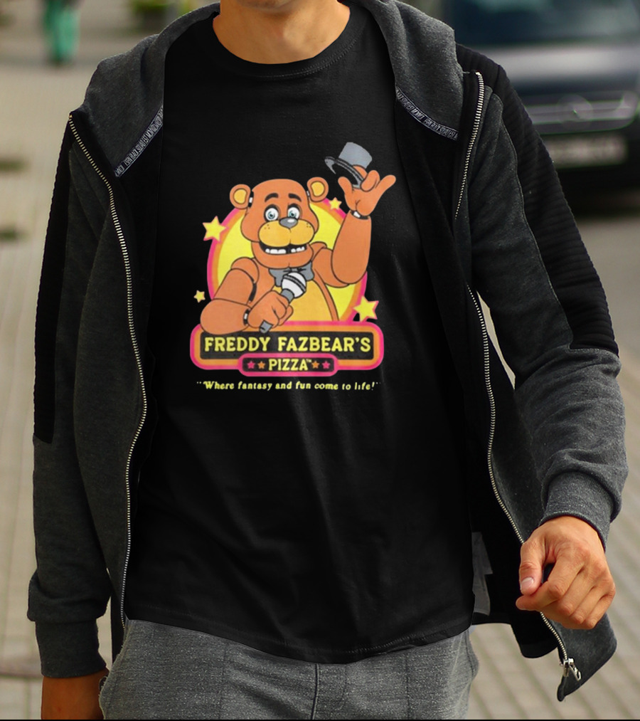 Freddy Fazbear’s Pizza Where Fantasy And Fun Come To Life Five Nights At Freddy’s T-Shirt