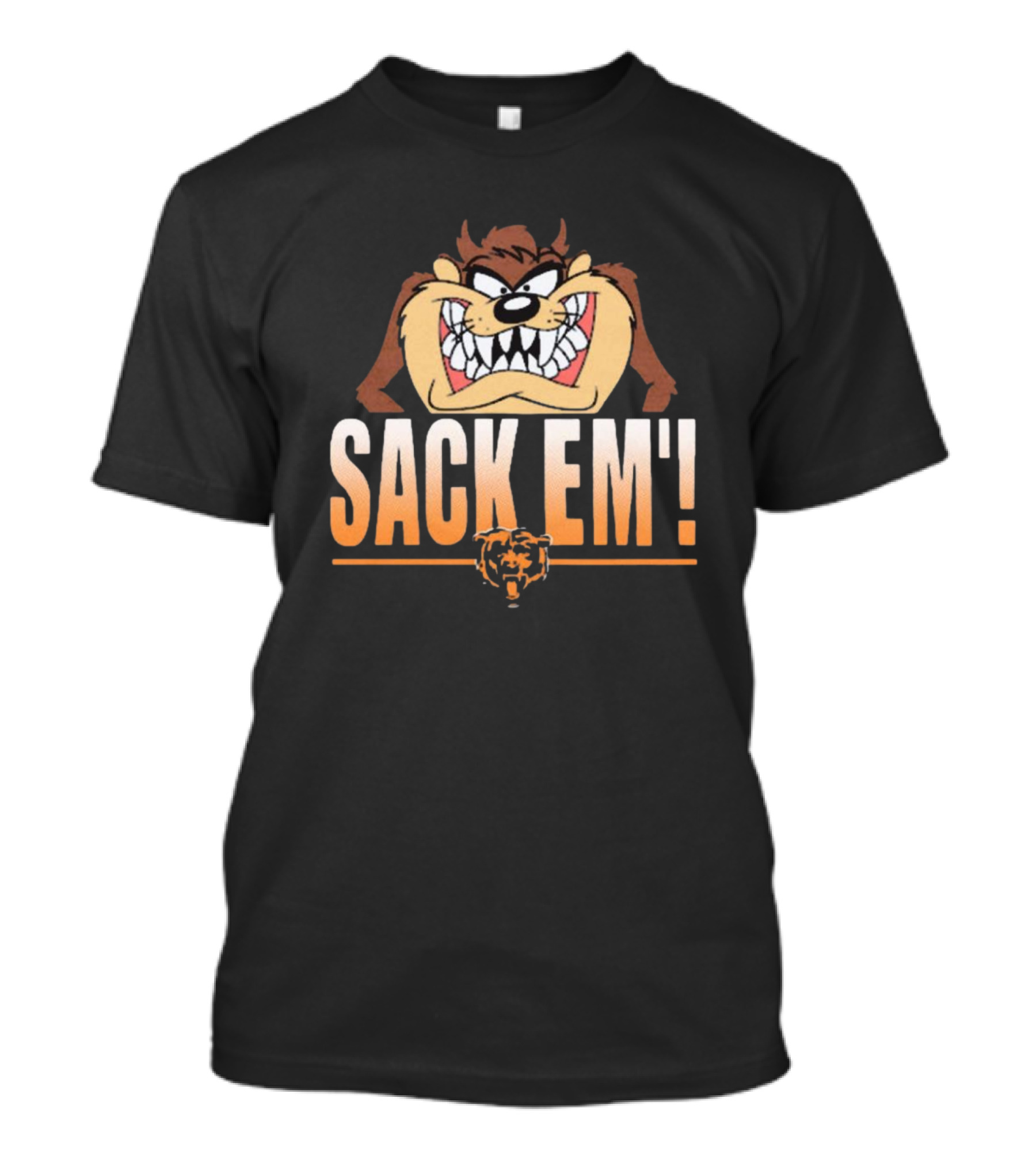 Looney Tunes Taz Sack Em’ Chicago Bears NFL T-Shirt
