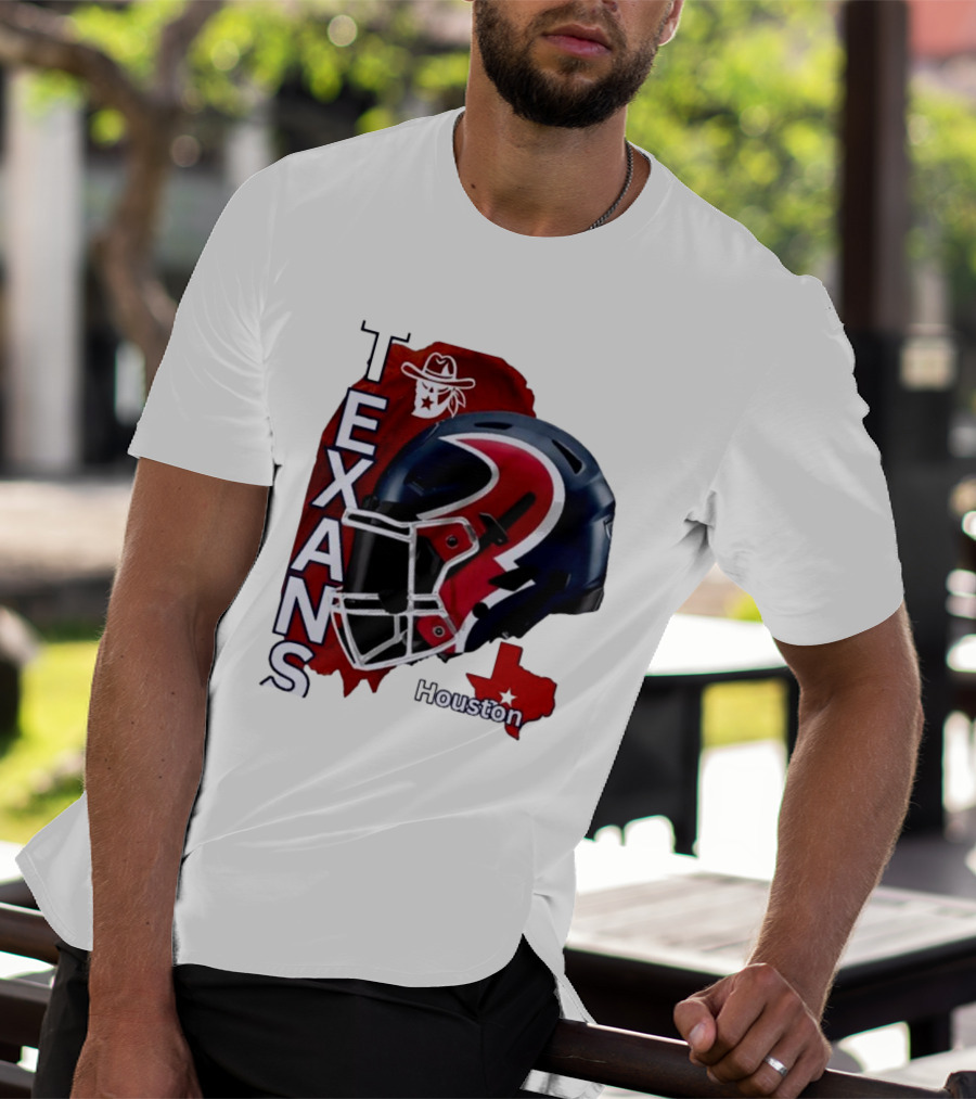 Texans Houston Team Spirit Sports Helmet Texans T-Shirt
