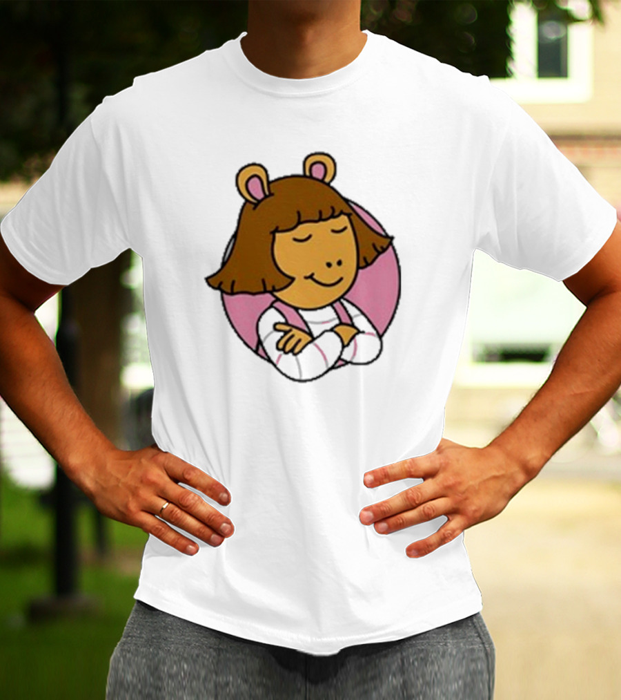 Arthur DW Cartoon Crossed Arms Confident Pose T-Shirt