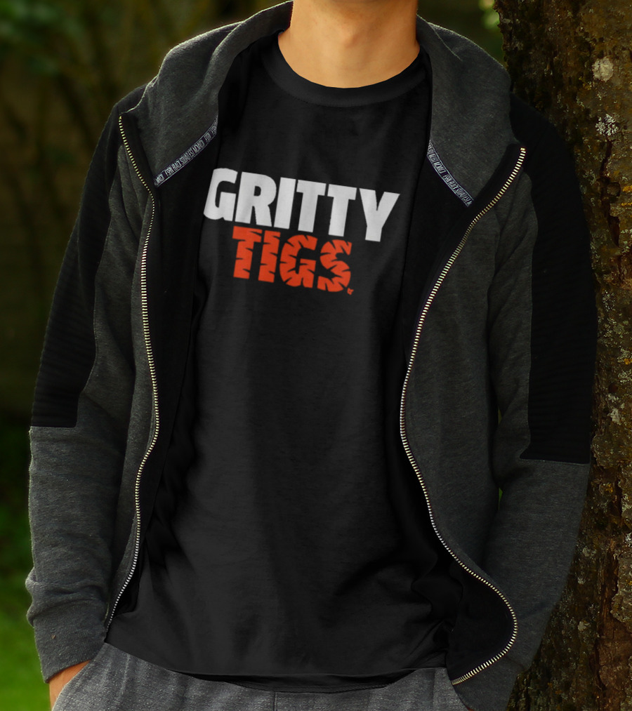 Detroit Tigers Baseball Gritty Tigs Bold Team Spirit T-Shirt