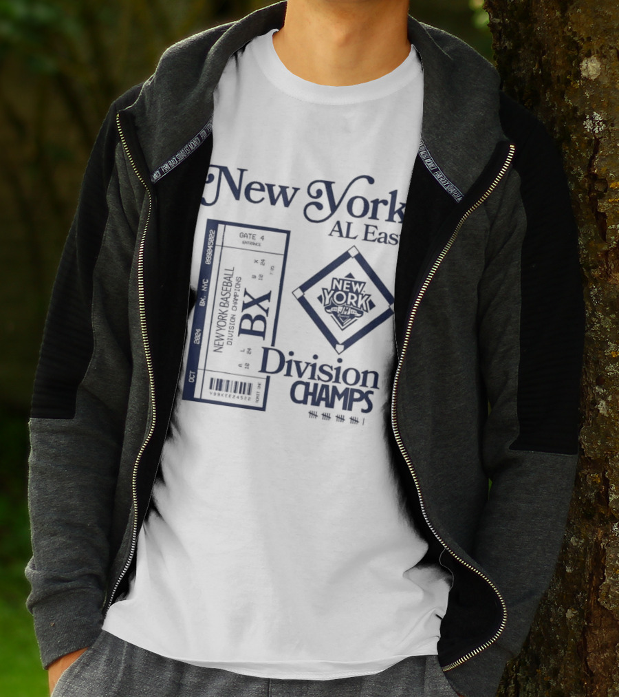 New York AL East BX Baseball Division Champs T-Shirt