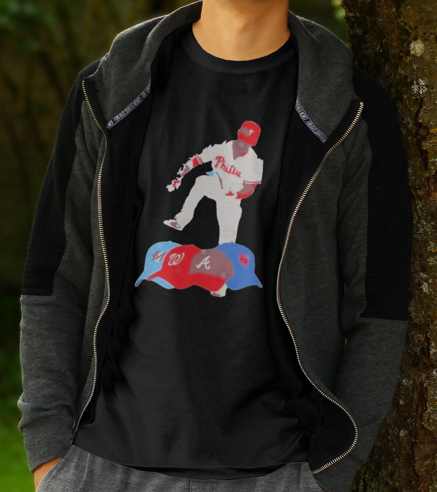 Philadelphia Phillies Stomp Atlanta Washington New York Miami NL East Champs T-Shirt