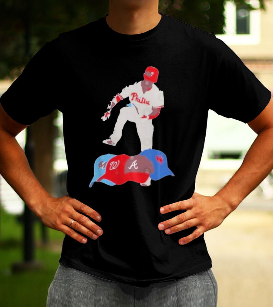 Philadelphia Phillies Stomp Atlanta Washington New York Miami NL East Champs T-Shirt