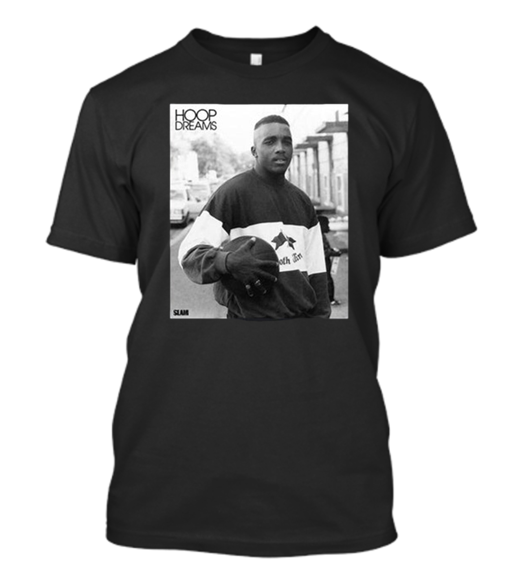 Hoop Dreams William Gates Photo Black And White SLAM T-Shirt