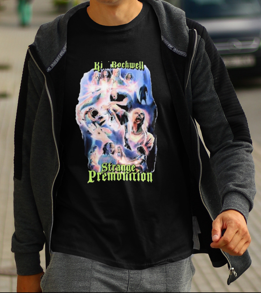 Ki Rockwell Strange Premonition 80s Movie Horror Psychedelic T-Shirt