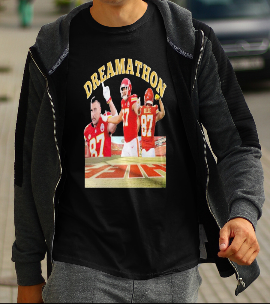 Dreamathon Travis Kelce #87 Kansas City Chiefs NFL T-Shirt