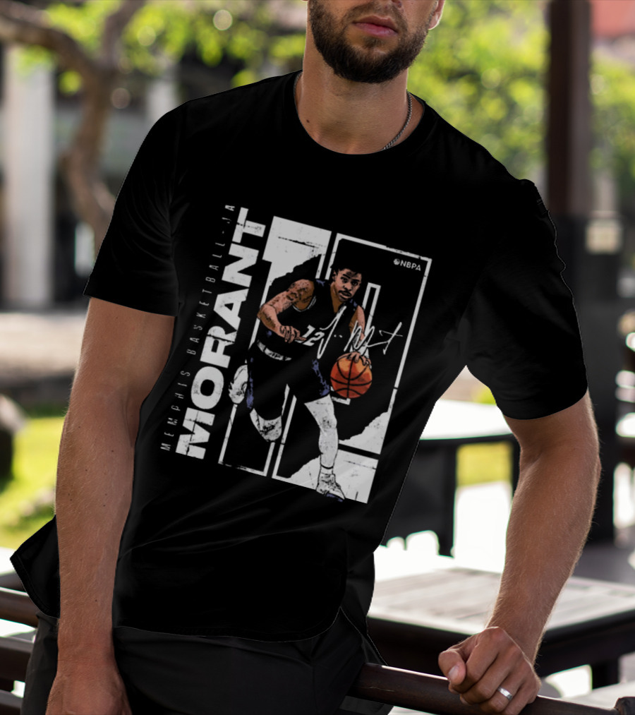 Ja Morant Memphis Basketball NBPA Signature Morant 12 T-Shirt
