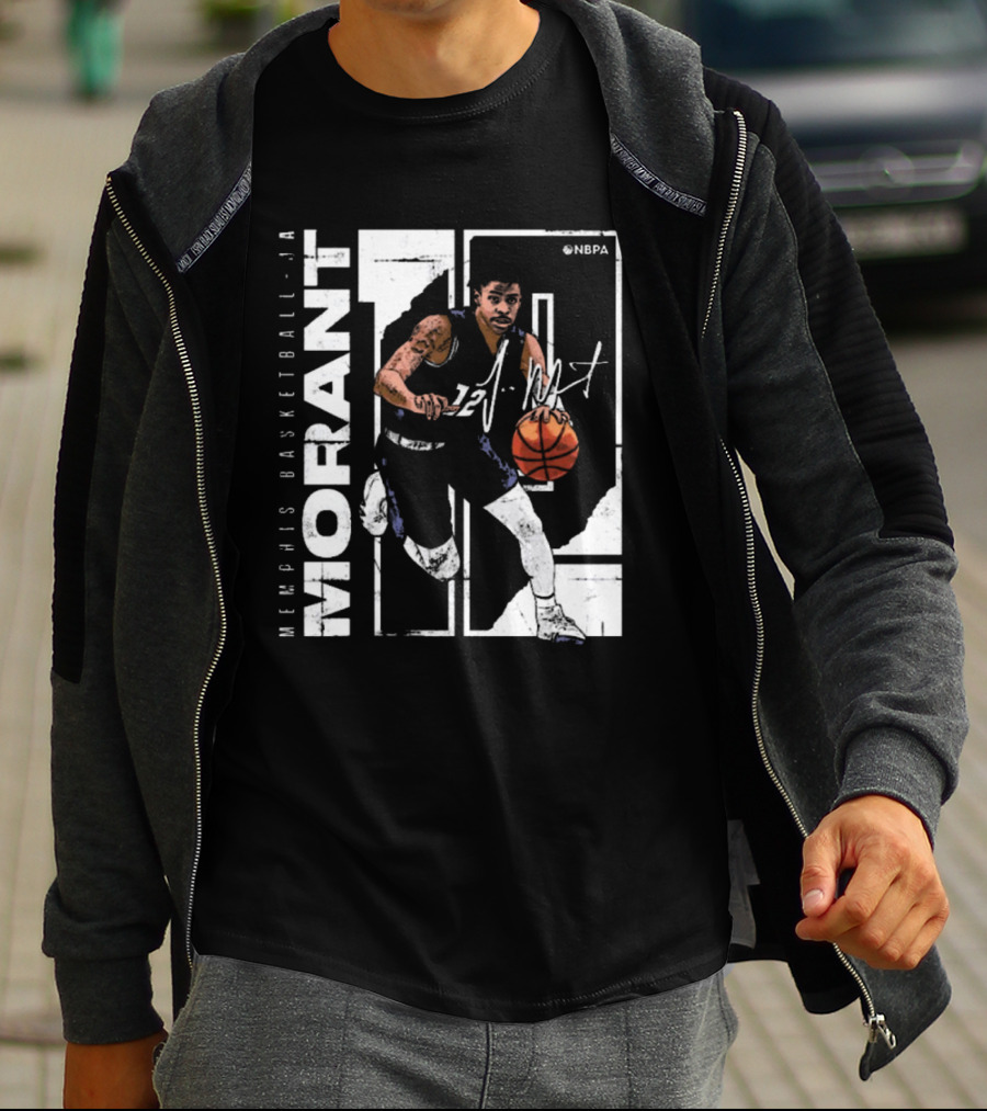 Ja Morant Memphis Basketball NBPA Signature Morant 12 T-Shirt