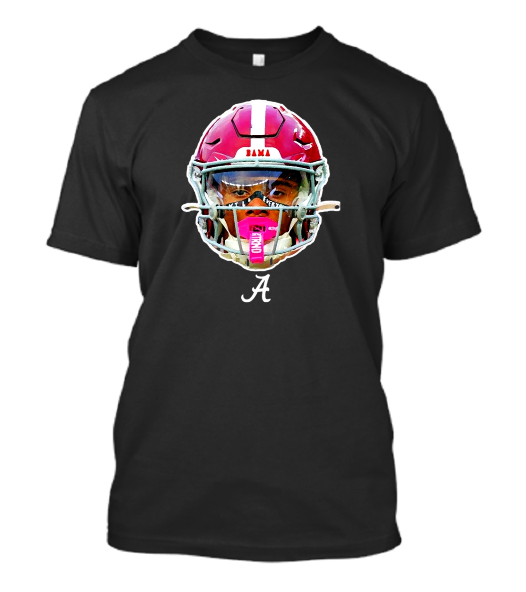 Ryan Williams Alabama Crimson Tide Bama Helmet A T-Shirt