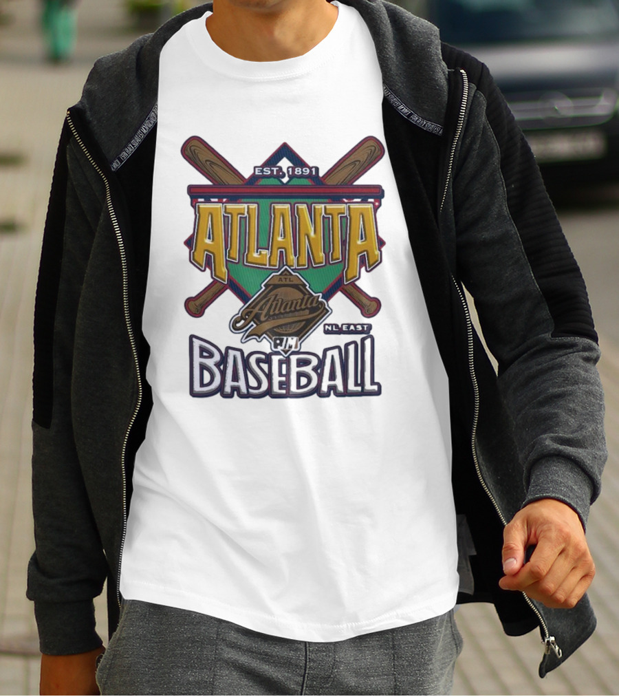 Atlanta Baseball EST 1891 NL East ATL T-Shirt