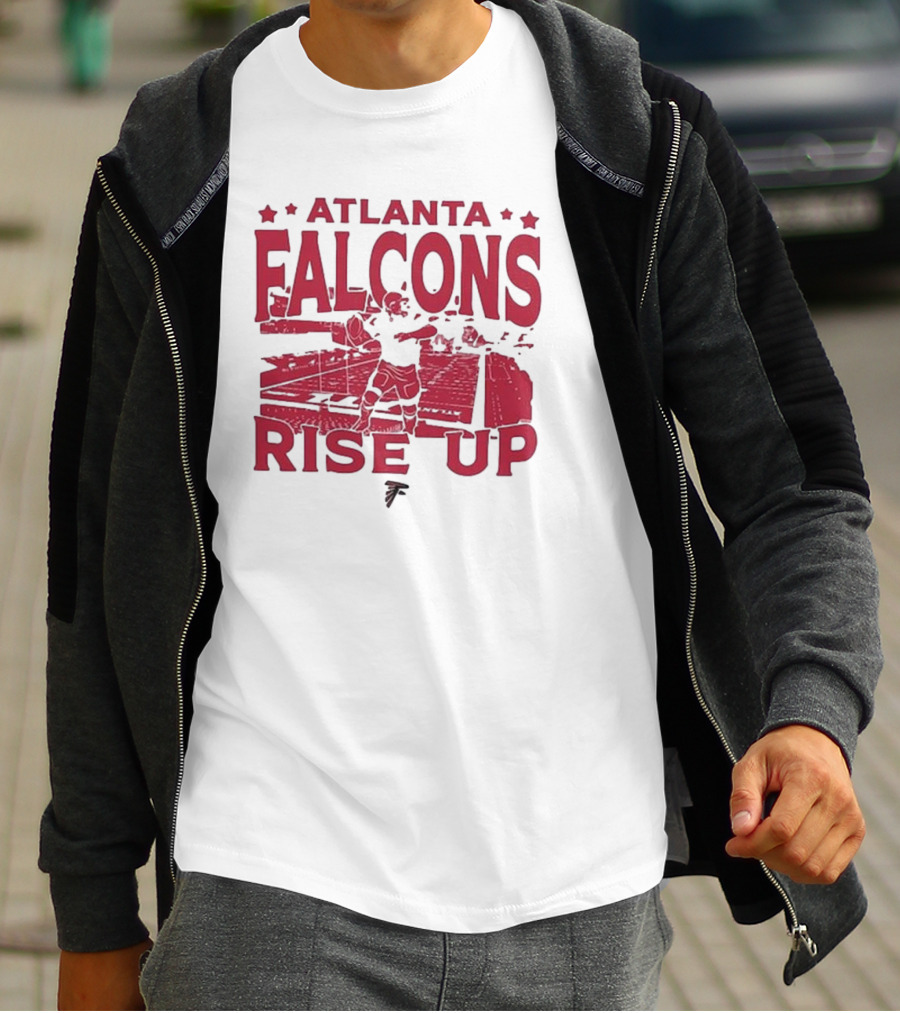 Atlanta Falcons Rise Up Vintage Stadium Gameday T-Shirt