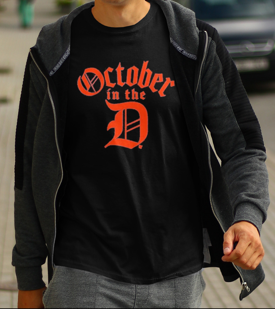 Detroit Tigers October In The D T-Shirt