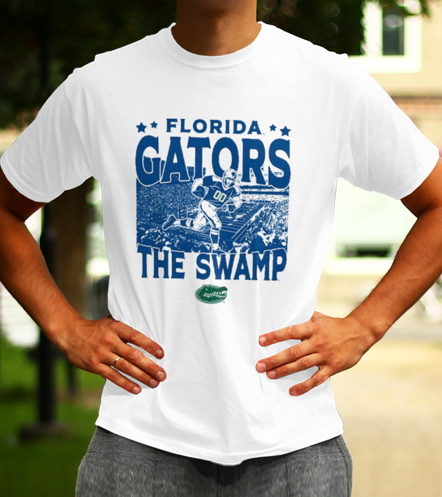 Florida Gators The Swamp Vintage Stadium Football Player Gameday T-Shirt