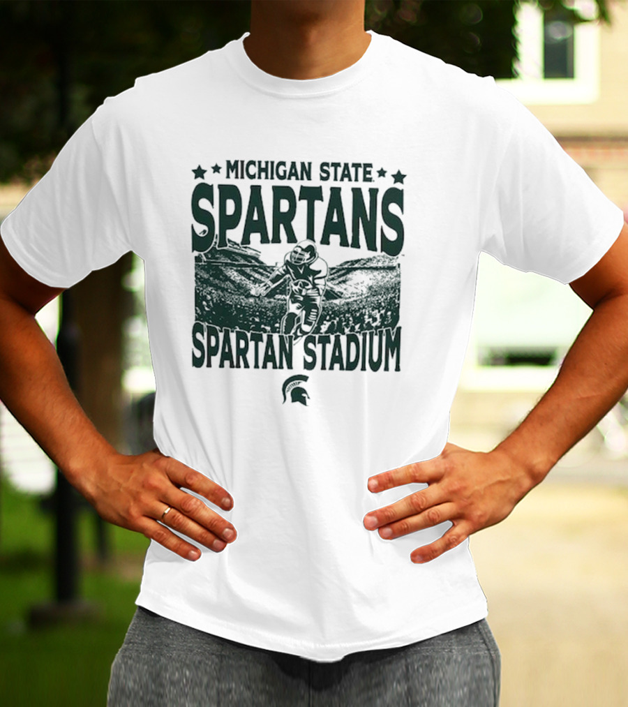 Michigan State Spartans Spartan Stadium Vintage Gameday T-Shirt