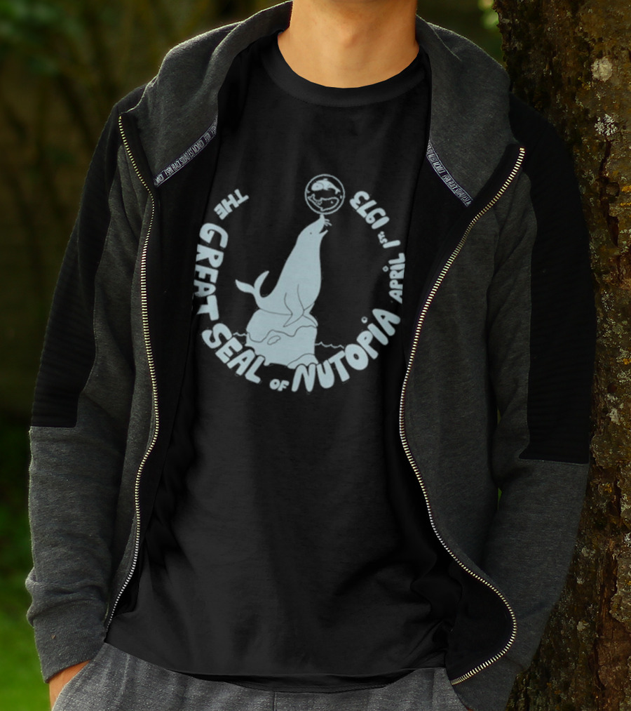 The Great Seal Of Nutopia April 1 1973 T-Shirt