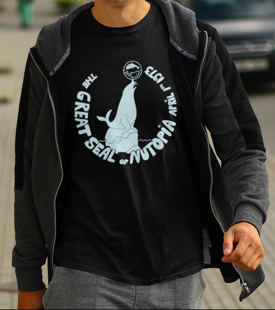 The Great Seal Of Nutopia April 1 1973 T-Shirt