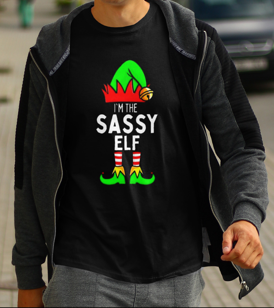 I'm The Sassy Elf Matching Family Christmas T-Shirt