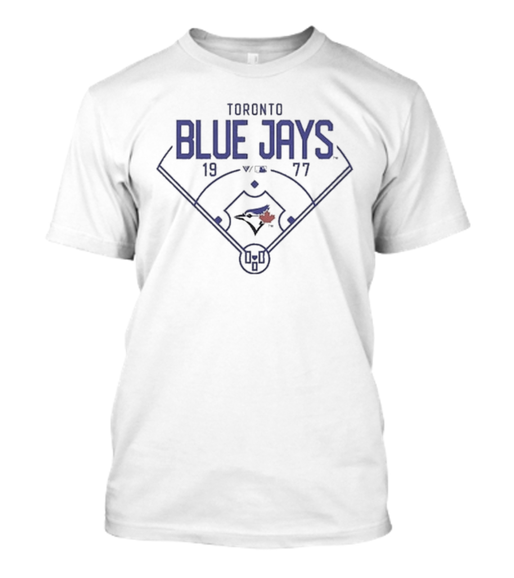 Toronto Blue Jays 1977 Baseball Diamond T-Shirt