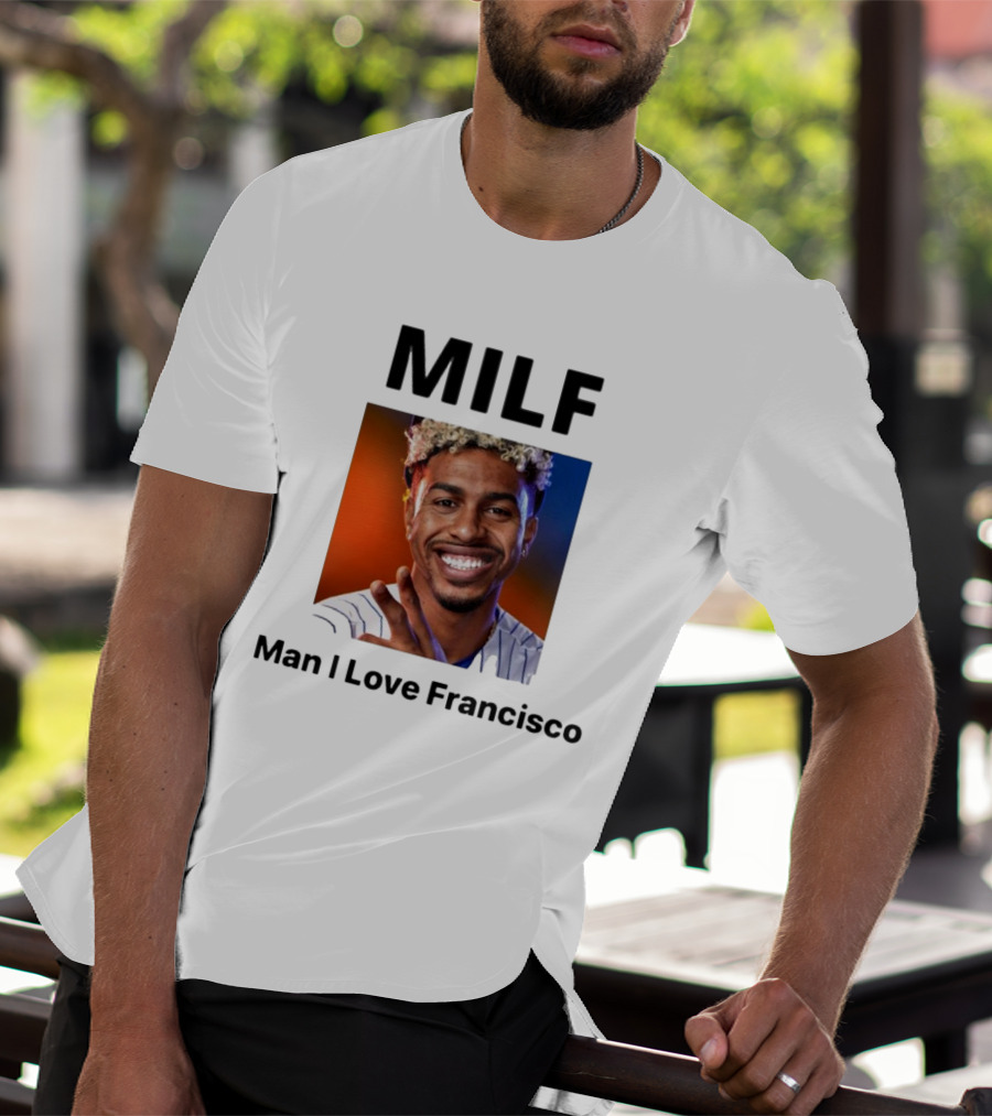 MILF Man I Love Francisco Lindor MLB New York Mets T-Shirt