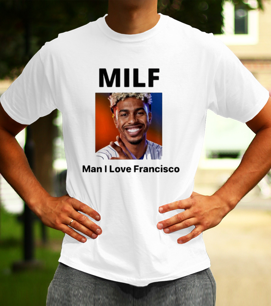 MILF Man I Love Francisco Lindor MLB New York Mets T-Shirt
