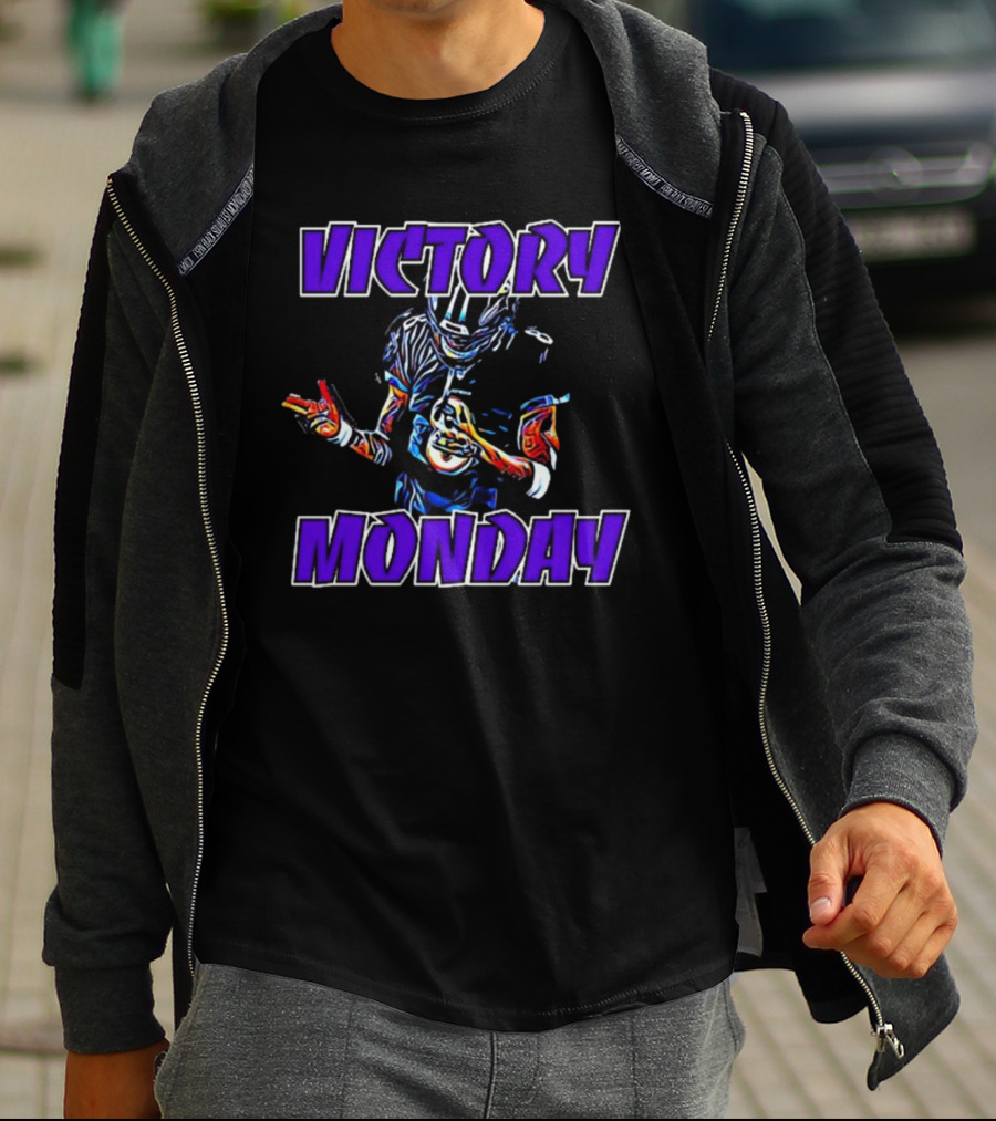 Victory Monday Baltimore Ravens NFL Football T-Shirt
