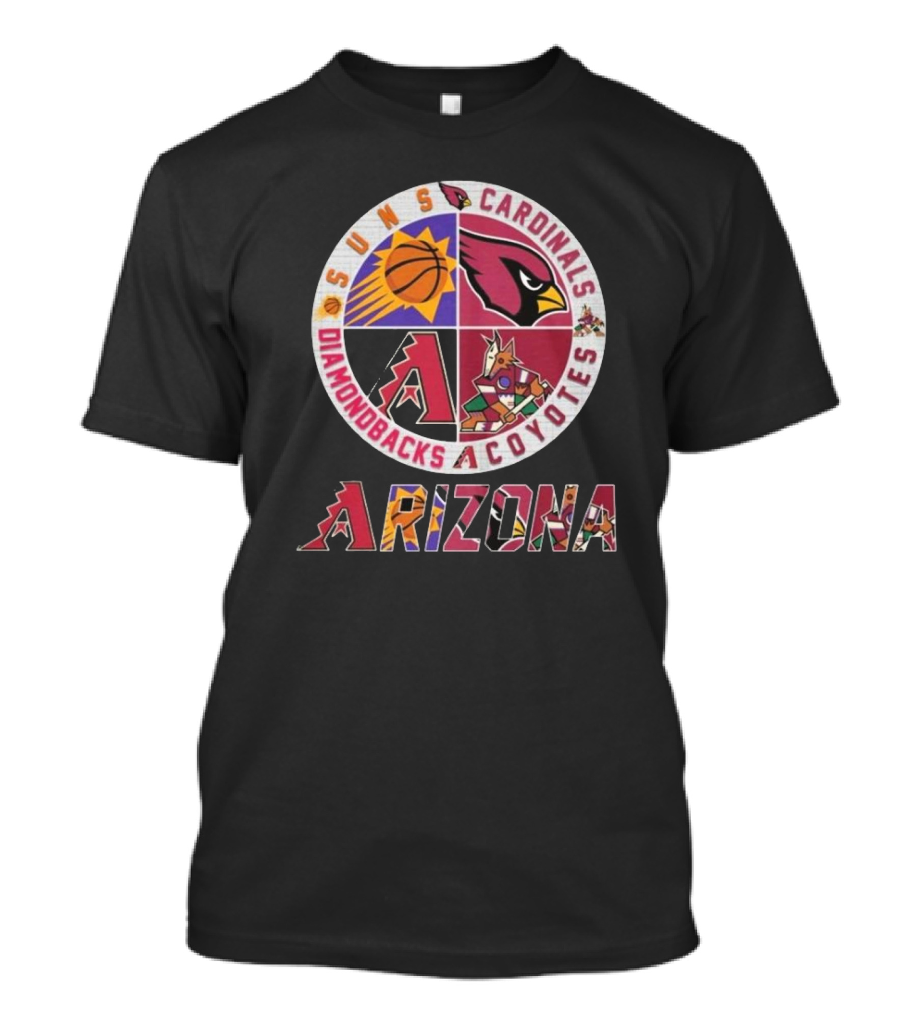 Arizona Suns Cardinals Diamondbacks Coyotes T-Shirt