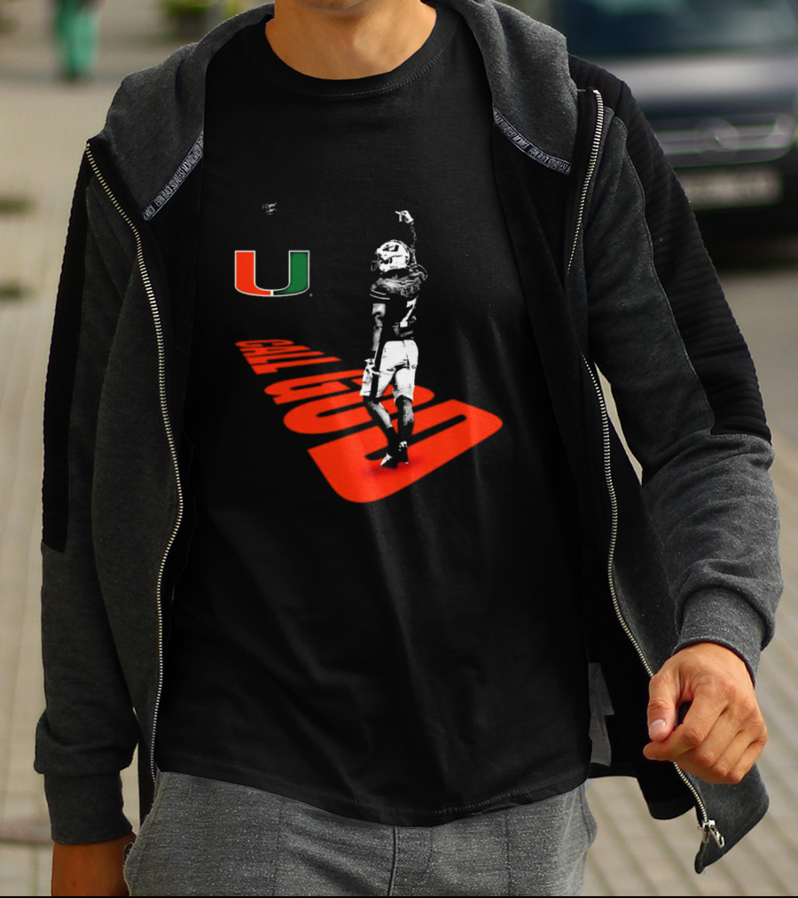 Dyme Lyfe NIL Xavier Restrepo Miami Hurricanes Call God U T-Shirt
